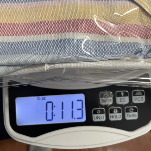 LL Bean Button Down‎ Shirt Women XL Multicolor Striped Pastel Top Blouse Classic - Picture 8 of 9